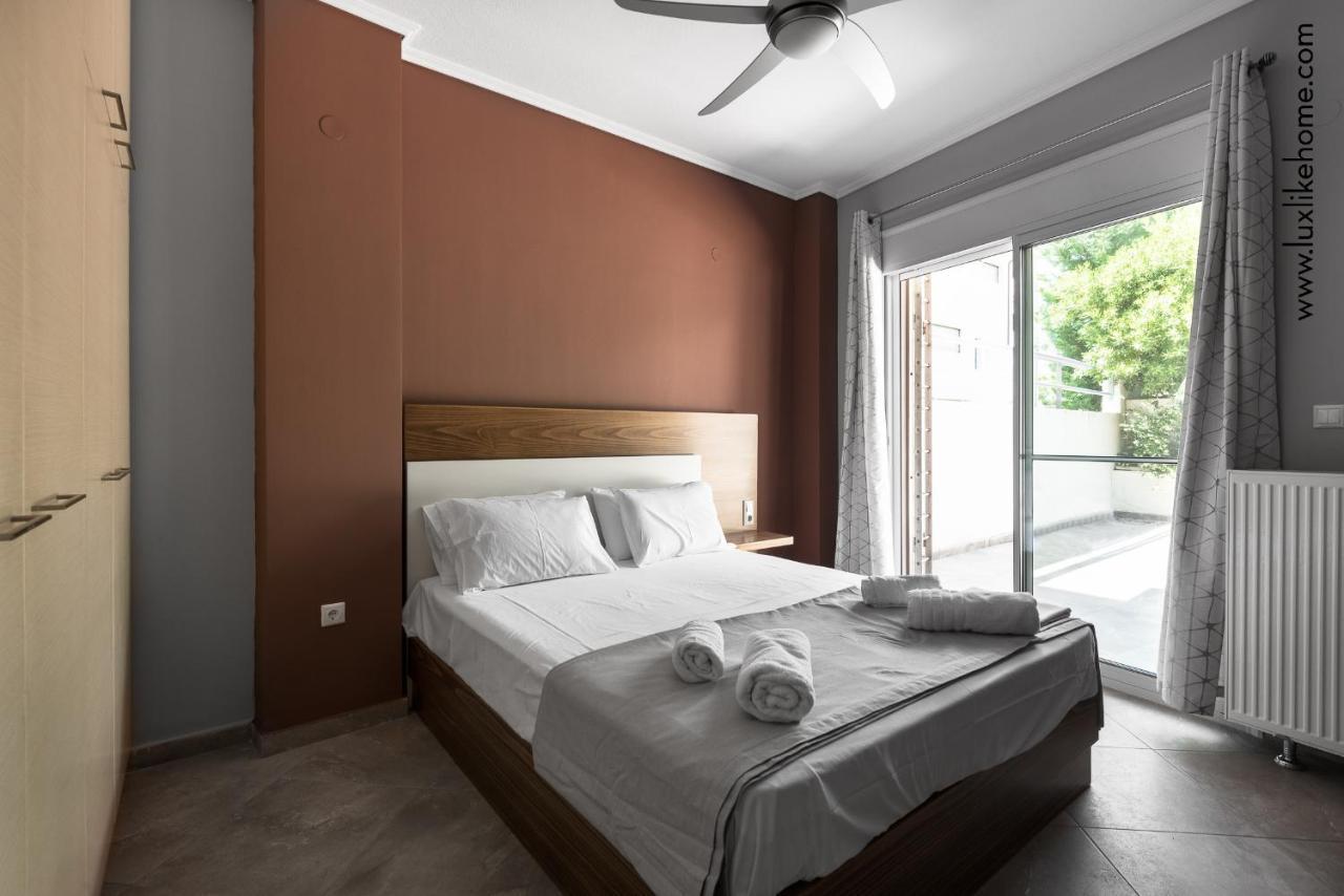 #Luxlikehome - Mediterranee Beachfront Summer House Kalyves Polygyrou ภายนอก รูปภาพ